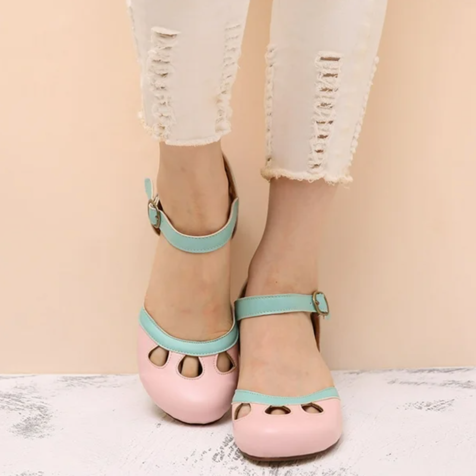 Patti™ | Cozy Low-Heeled Sandals for All-Day Comfort
