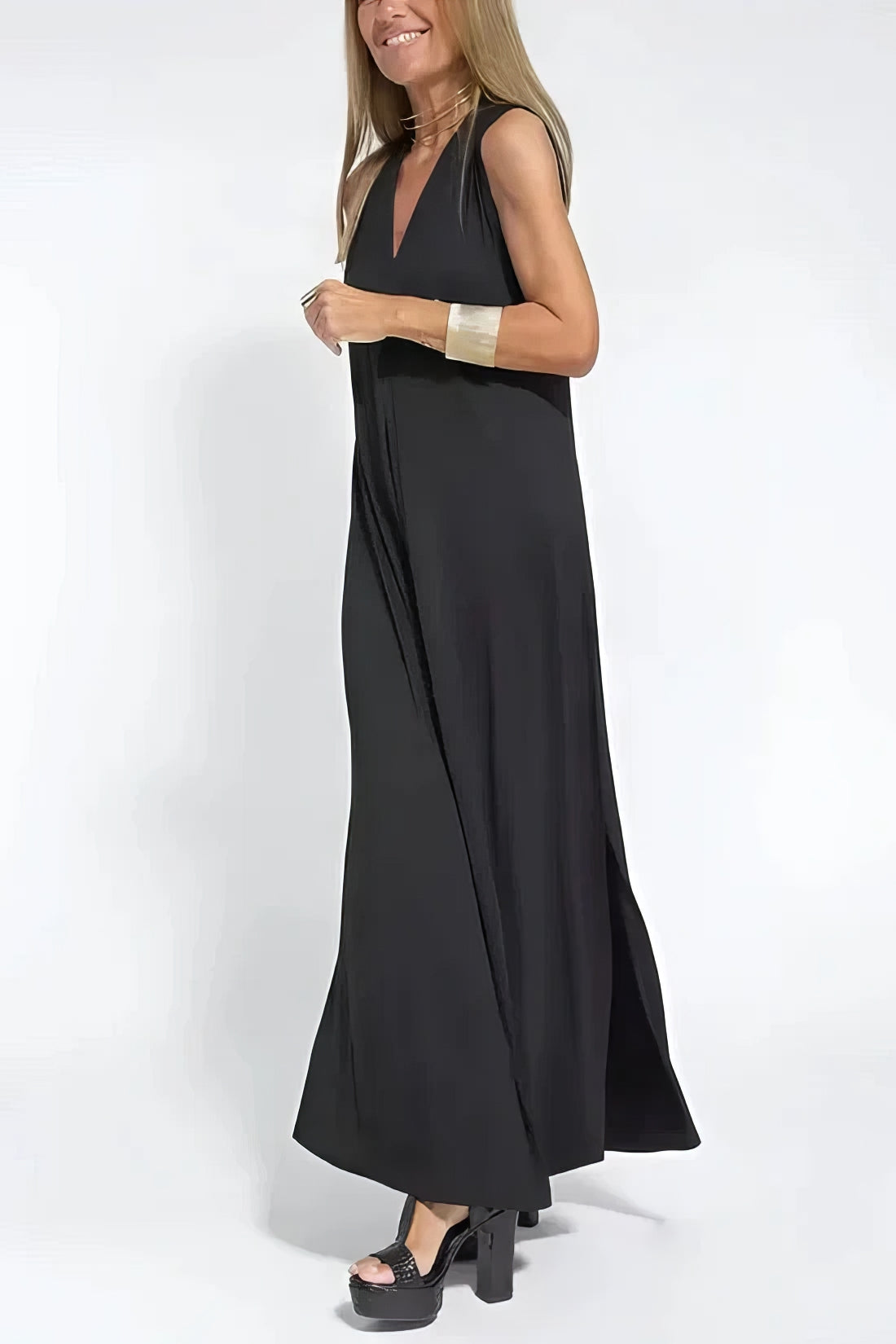 Juno™ | Stylish Long Dress with Matching Cardigan