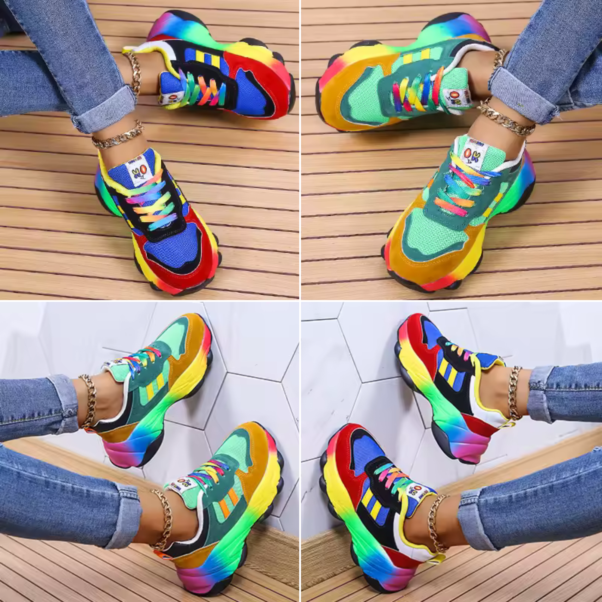 LumiSneak™ | Colorful Orthopedic Sneakers