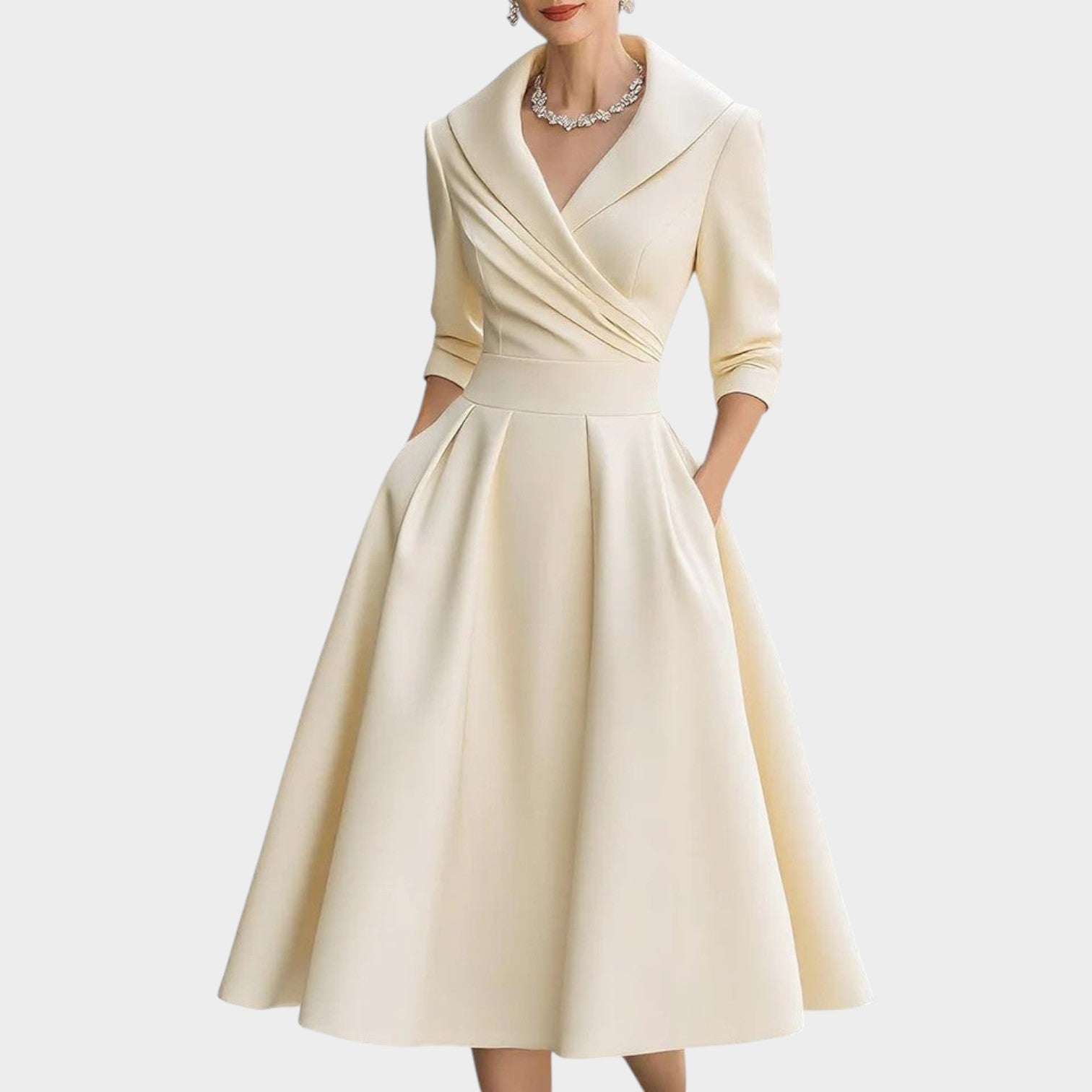 Wrap Midi Dress