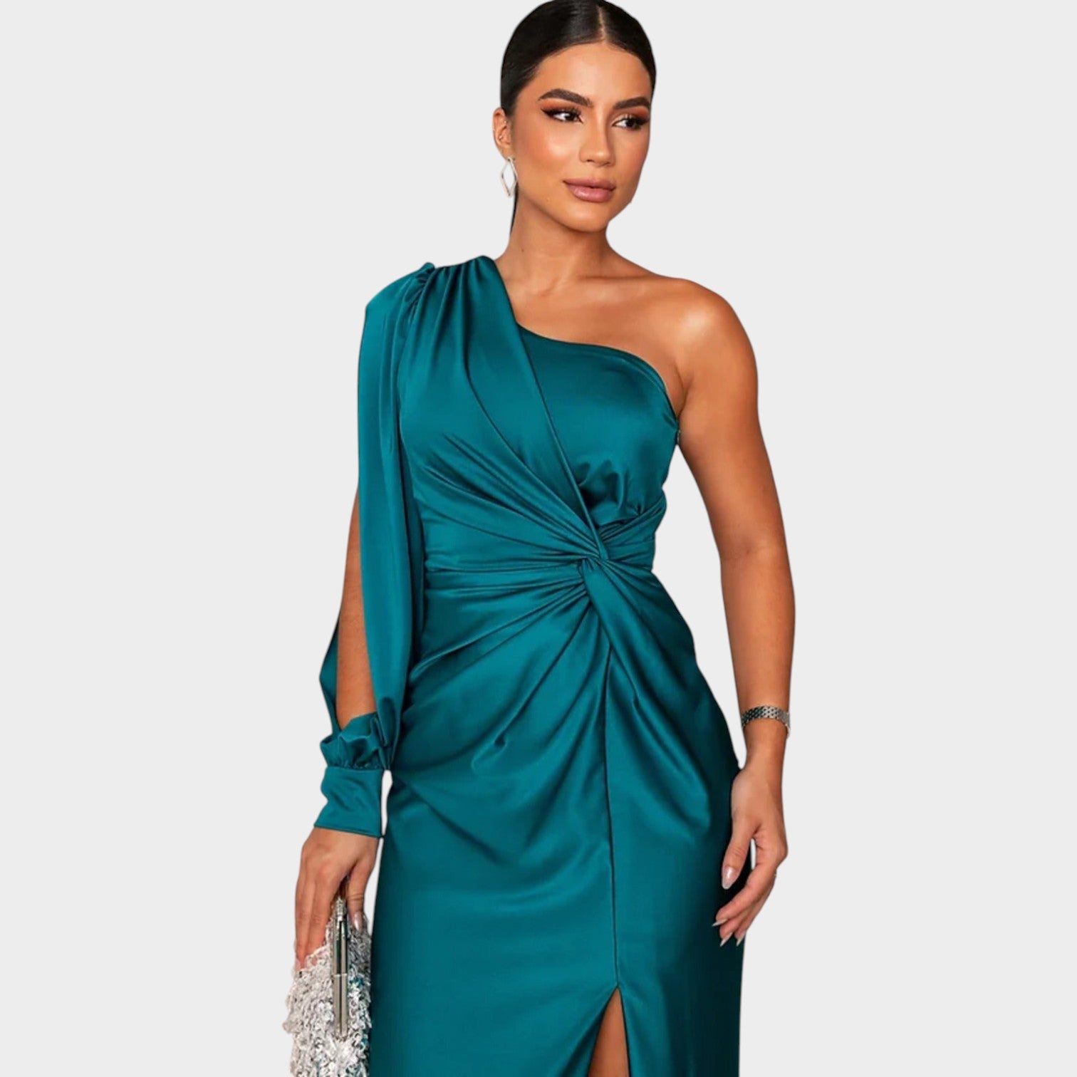One Shoulder Formal Maxi Dress