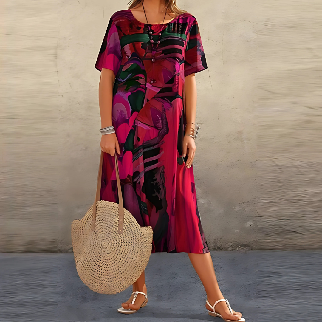 Colora™ | Chic Floral Elegance Dress