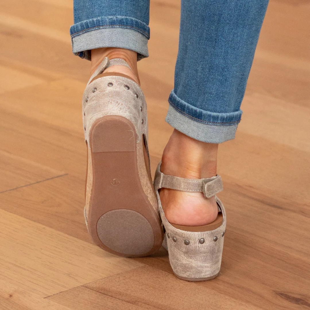 Linda™ Suede Wedge Sandals