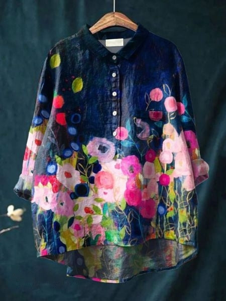 Monette™ Floral Print Blouse