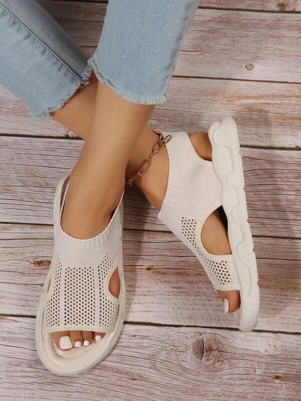 Luna | Women's Casual Open-Toe Slip-On Platform Sandals
