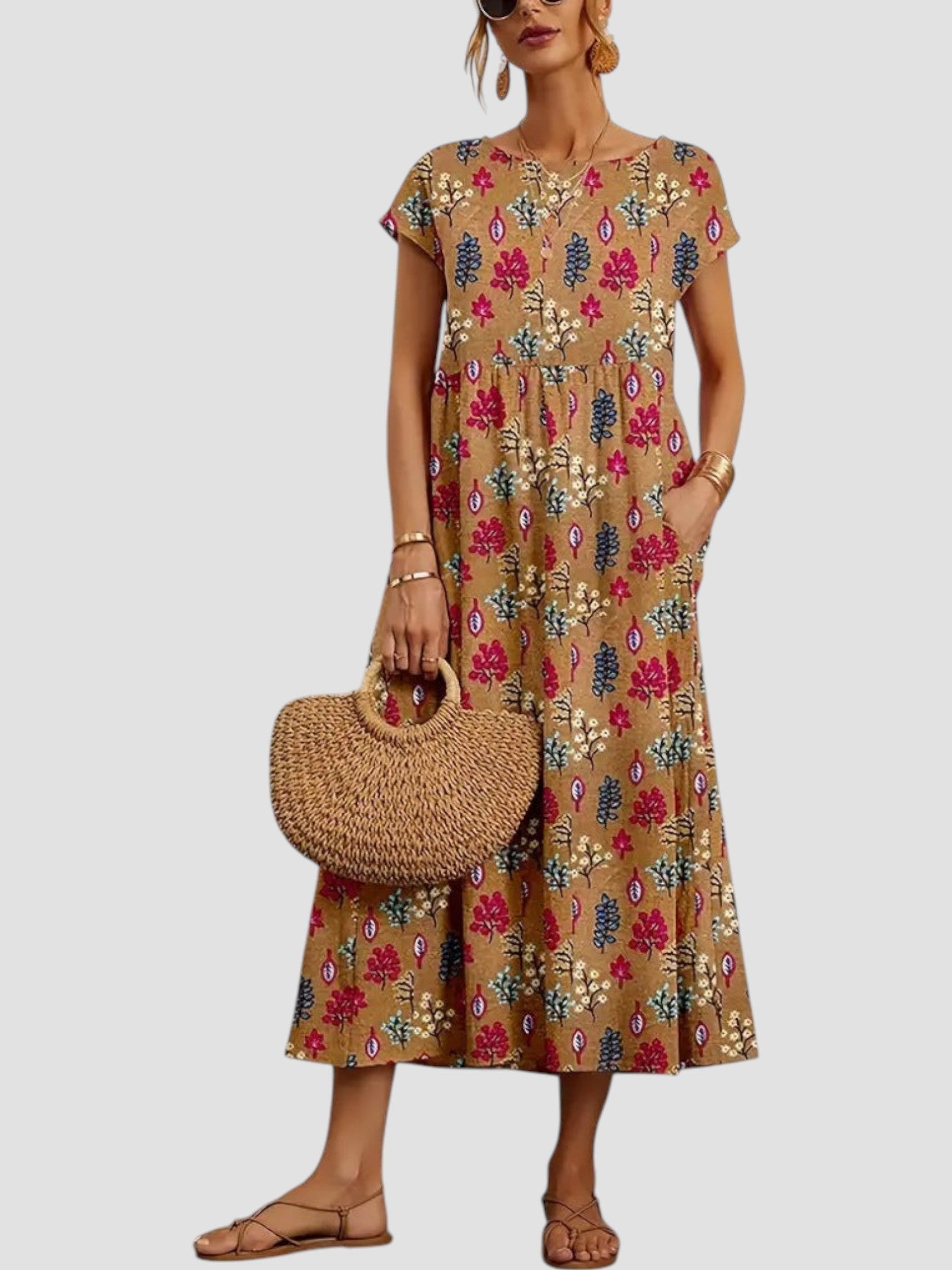 Lynn™ | Retro-Inspired Maxi Dress