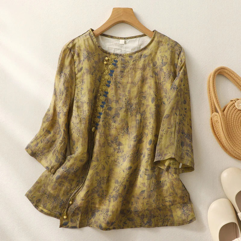 Noy™ | Easygoing Floral Blouse
