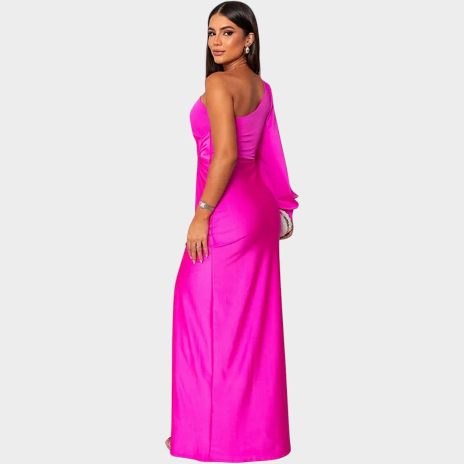 One Shoulder Formal Maxi Dress