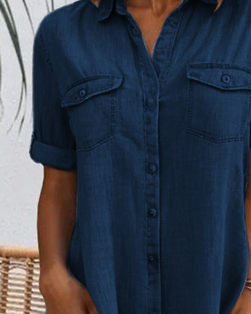 Jennifer™ | Breezy Denim-Style Dress