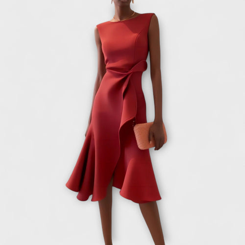 Elegant Formal Midi Dress