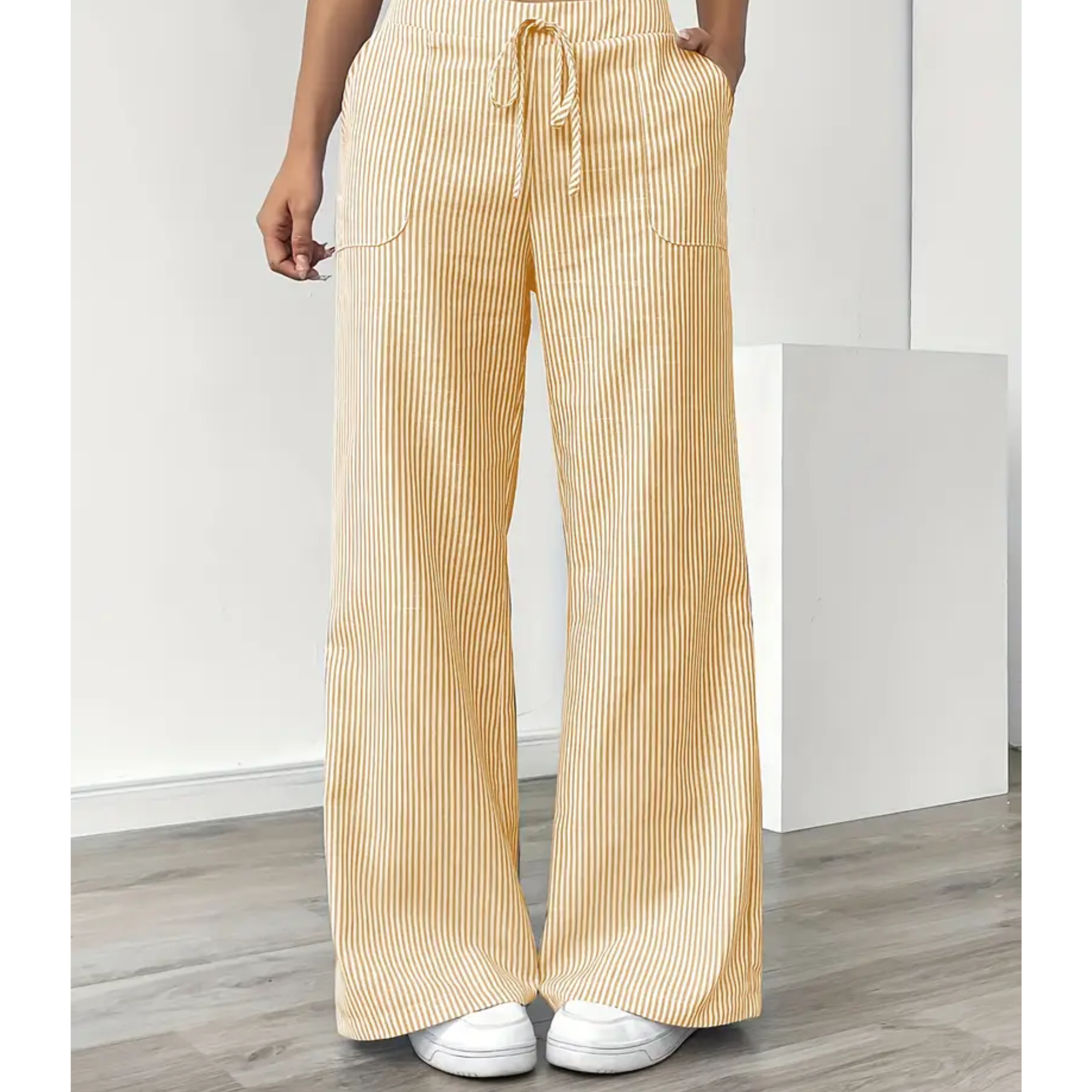 Amber™ | Striped Pants Featuring Convenient Pockets