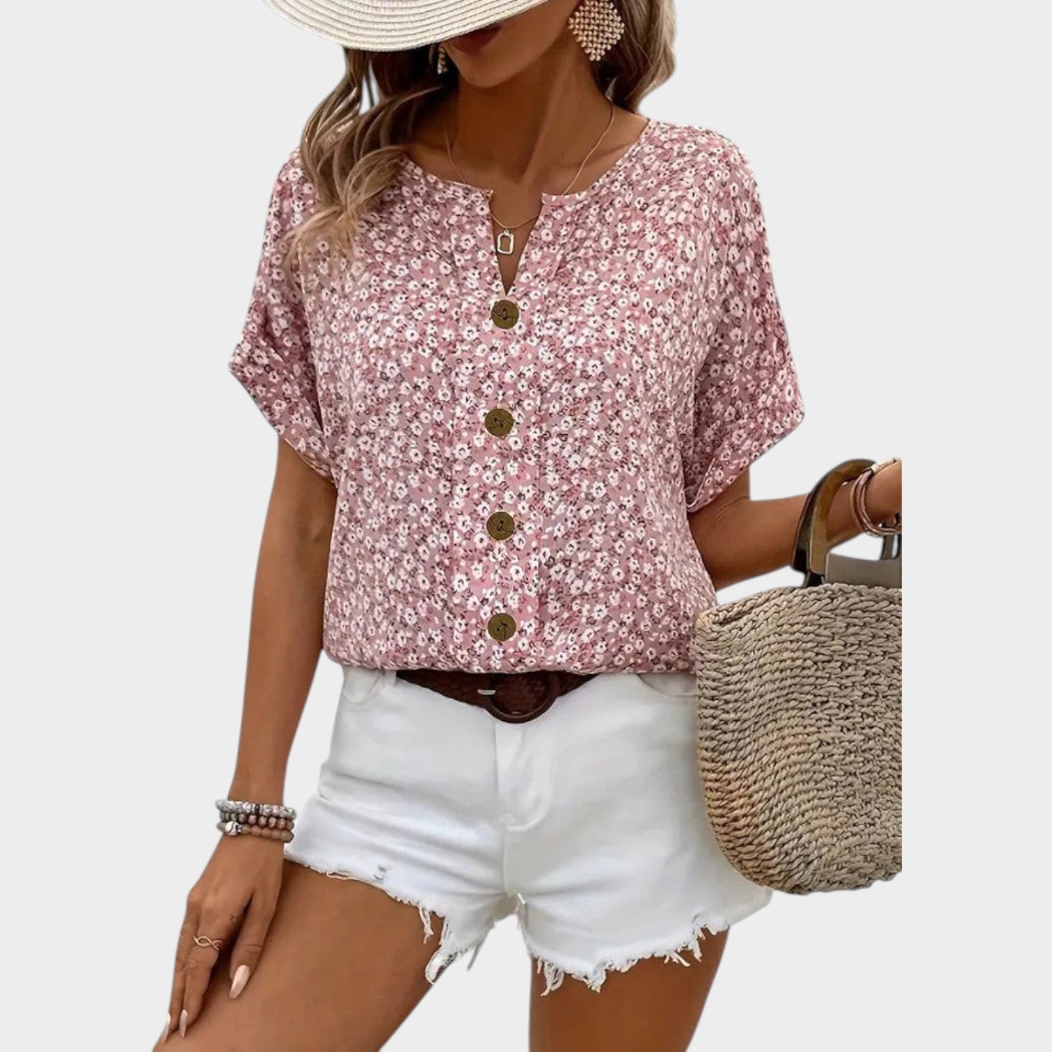 Floral Button Up Shirt