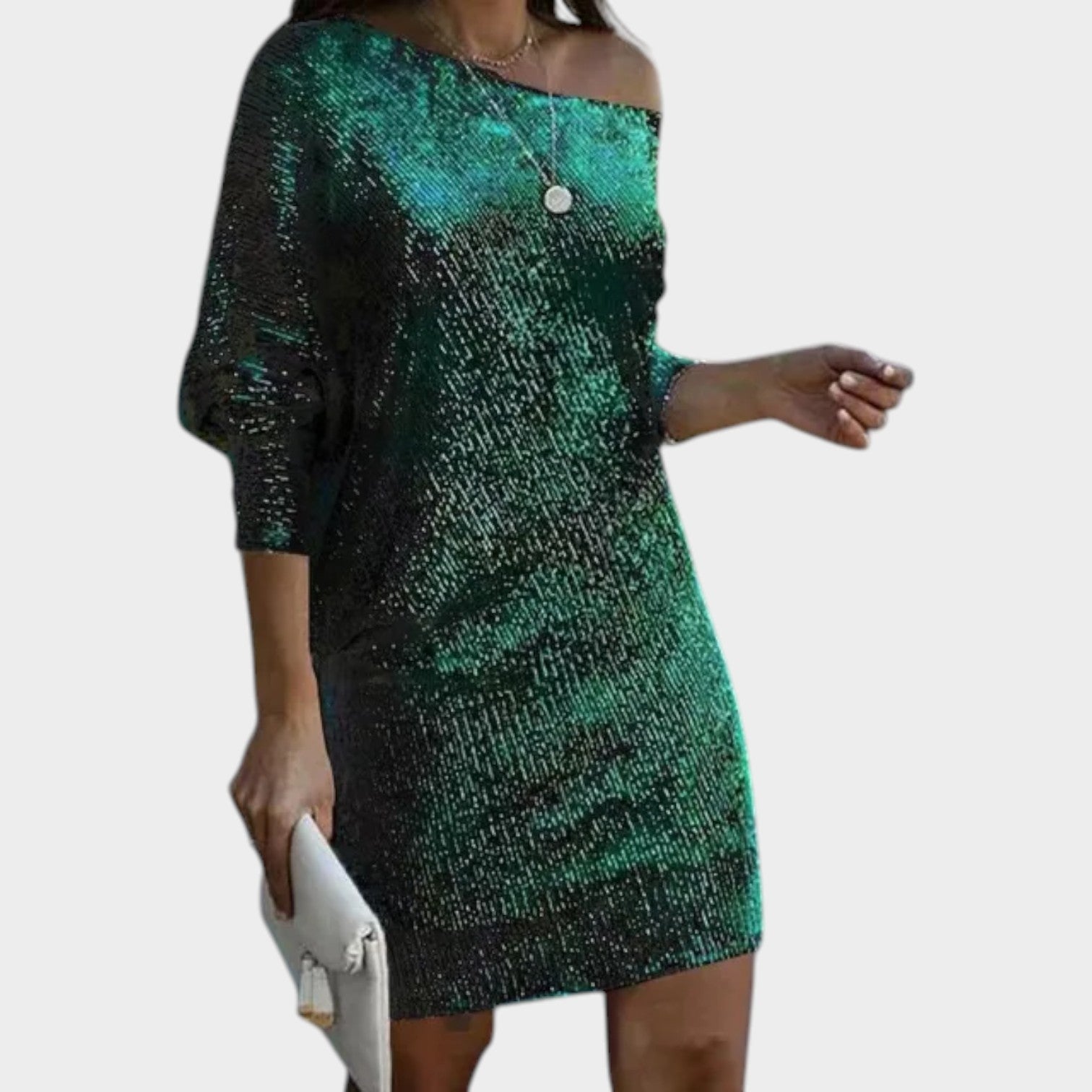 Off Shoulder Cocktail Mini Dress