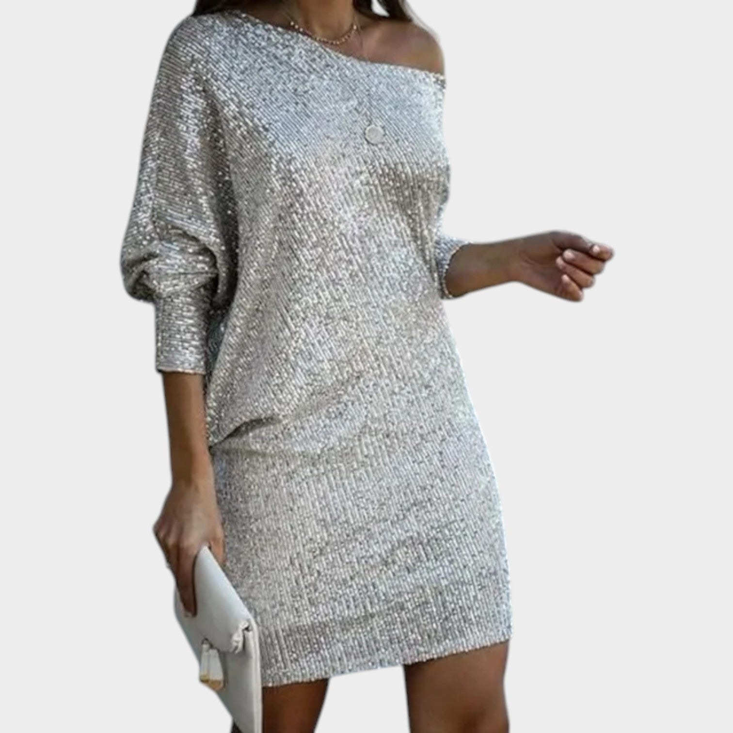 Off Shoulder Cocktail Mini Dress