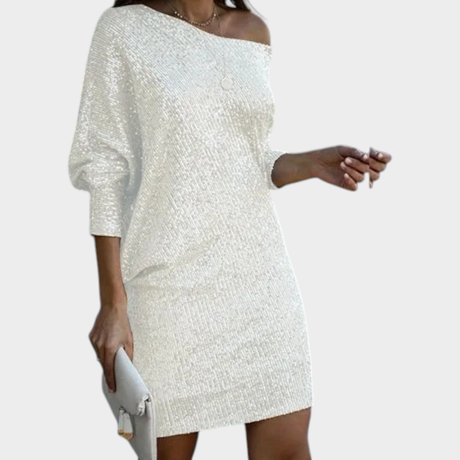 Off Shoulder Cocktail Mini Dress