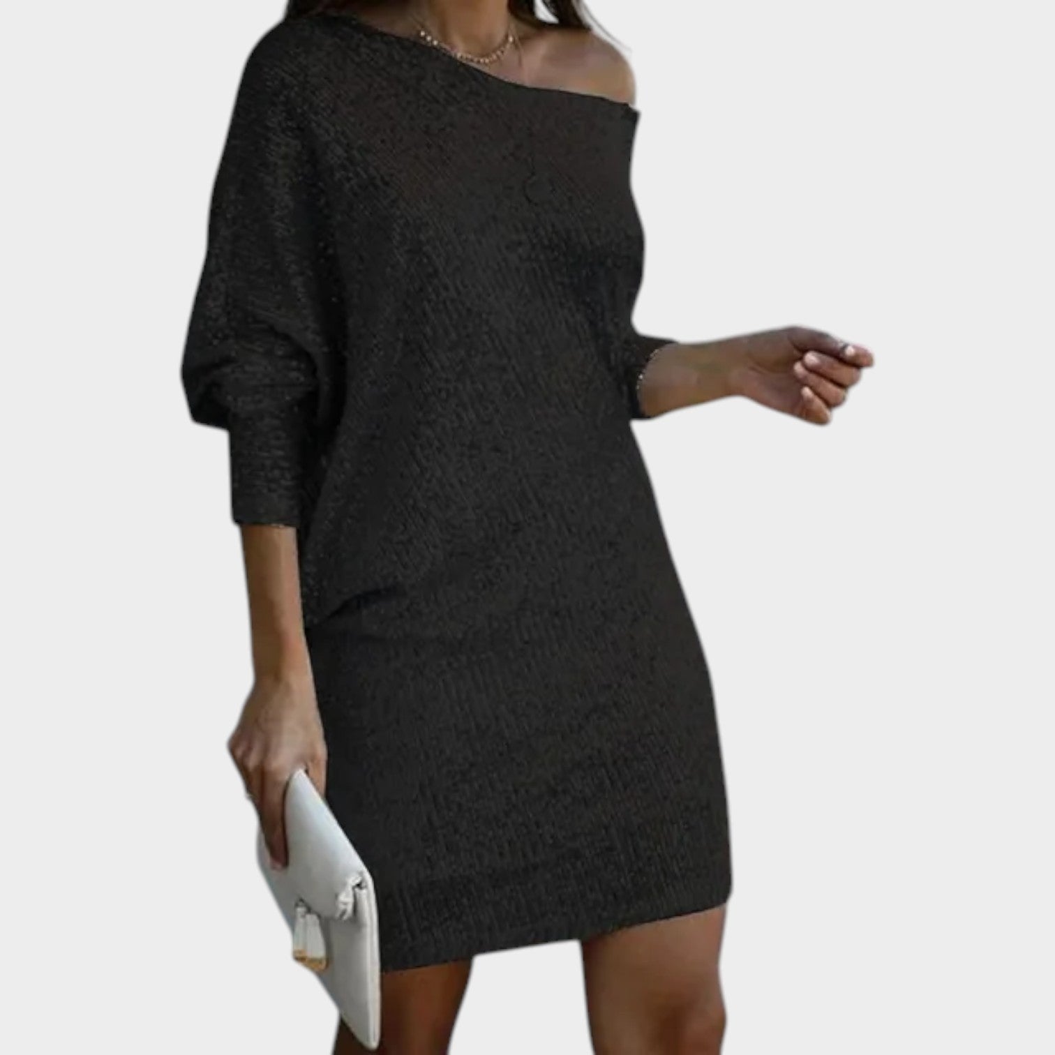 Off Shoulder Cocktail Mini Dress