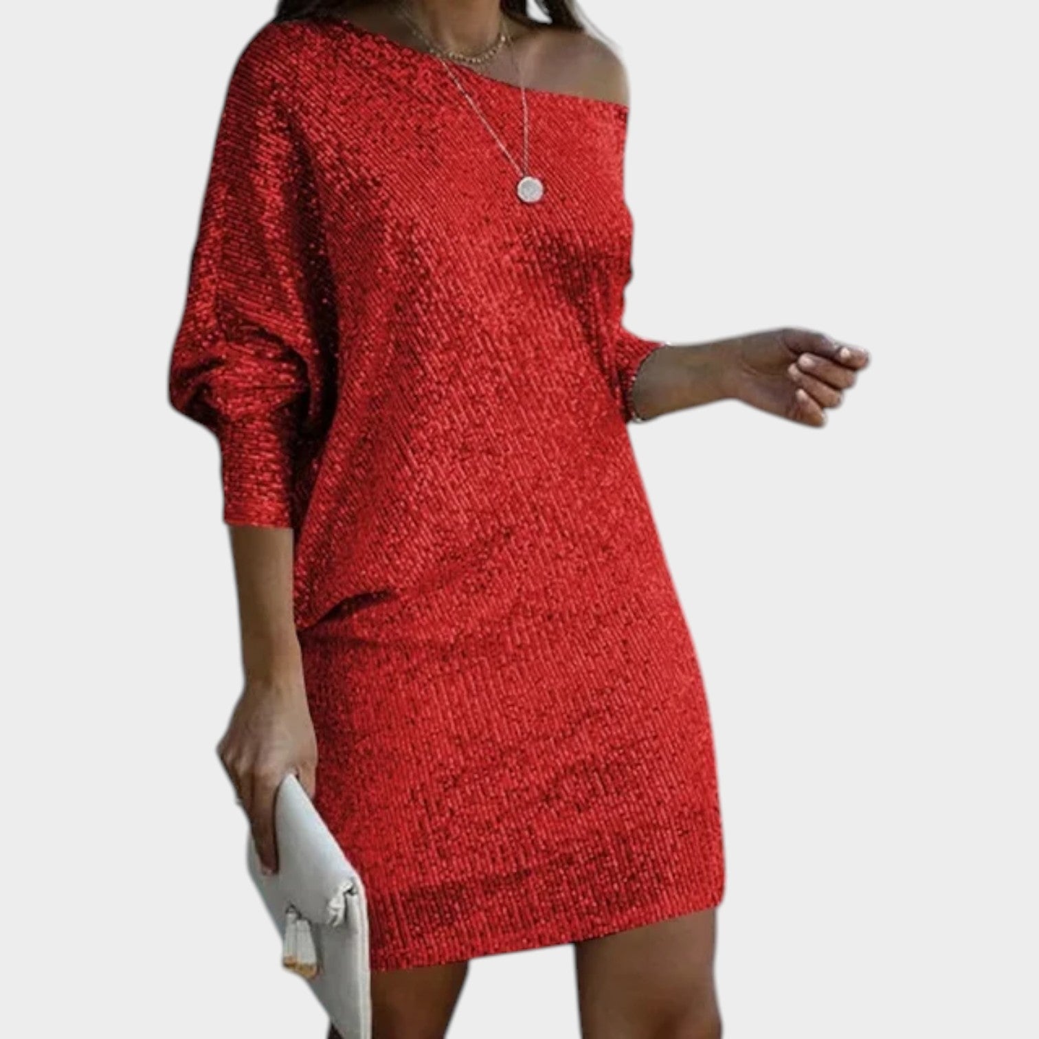 Off Shoulder Cocktail Mini Dress
