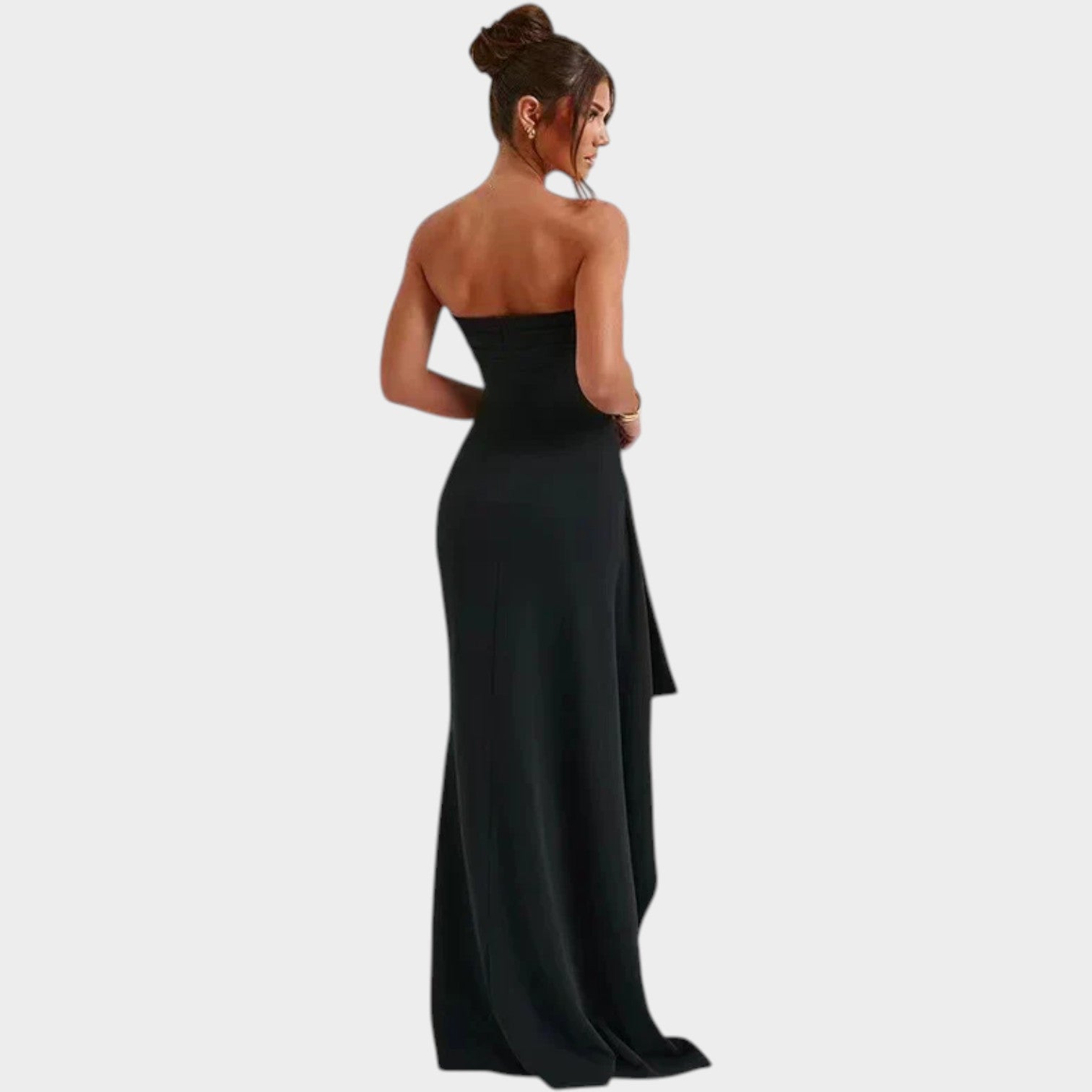 Formal Strapless Maxi Dress
