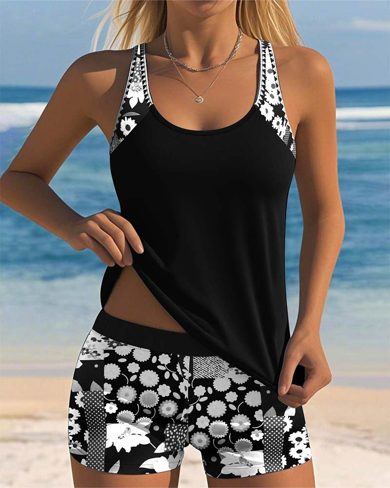 Melanie™ | Floral Two-Piece Swimsuit for Ultimate Comfort