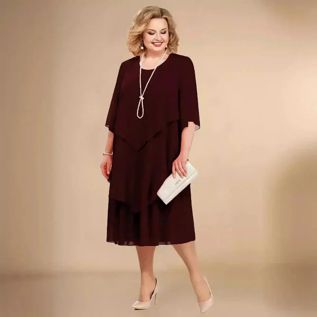 Ellen™ | Sophisticated Chiffon Gown
