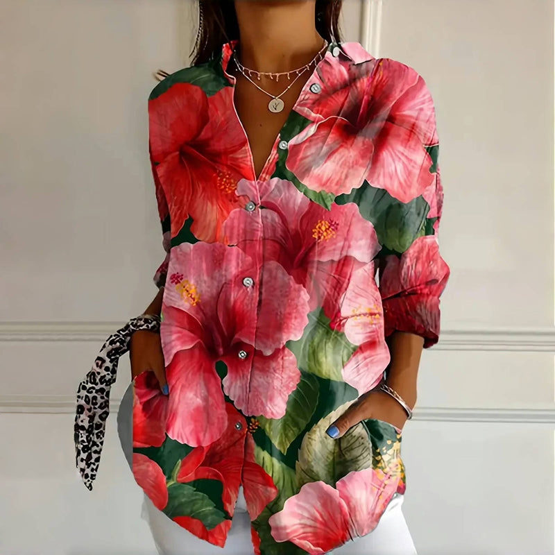 Christine™ | Striking Floral Top