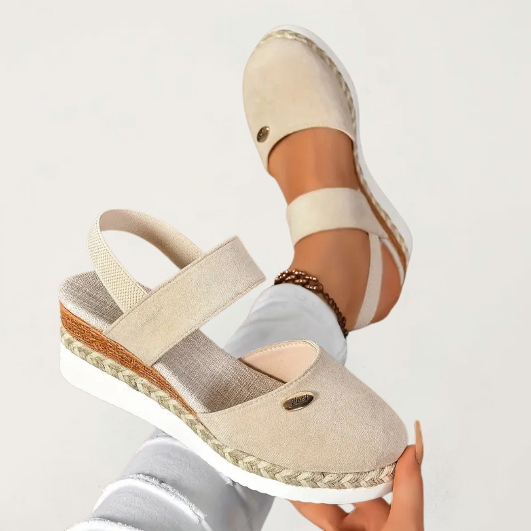 Orthopedic Platform Slingback Sandals