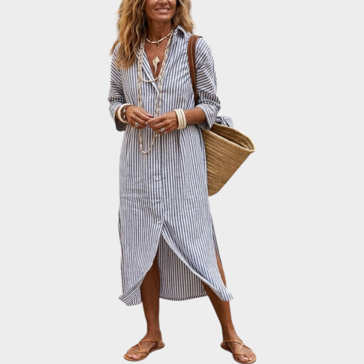 Women's Striped Summer Dress