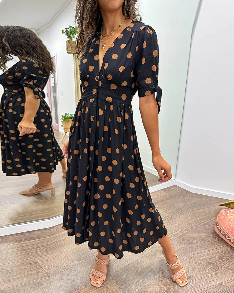 Bailey™ | Chic Polka Dot Dress