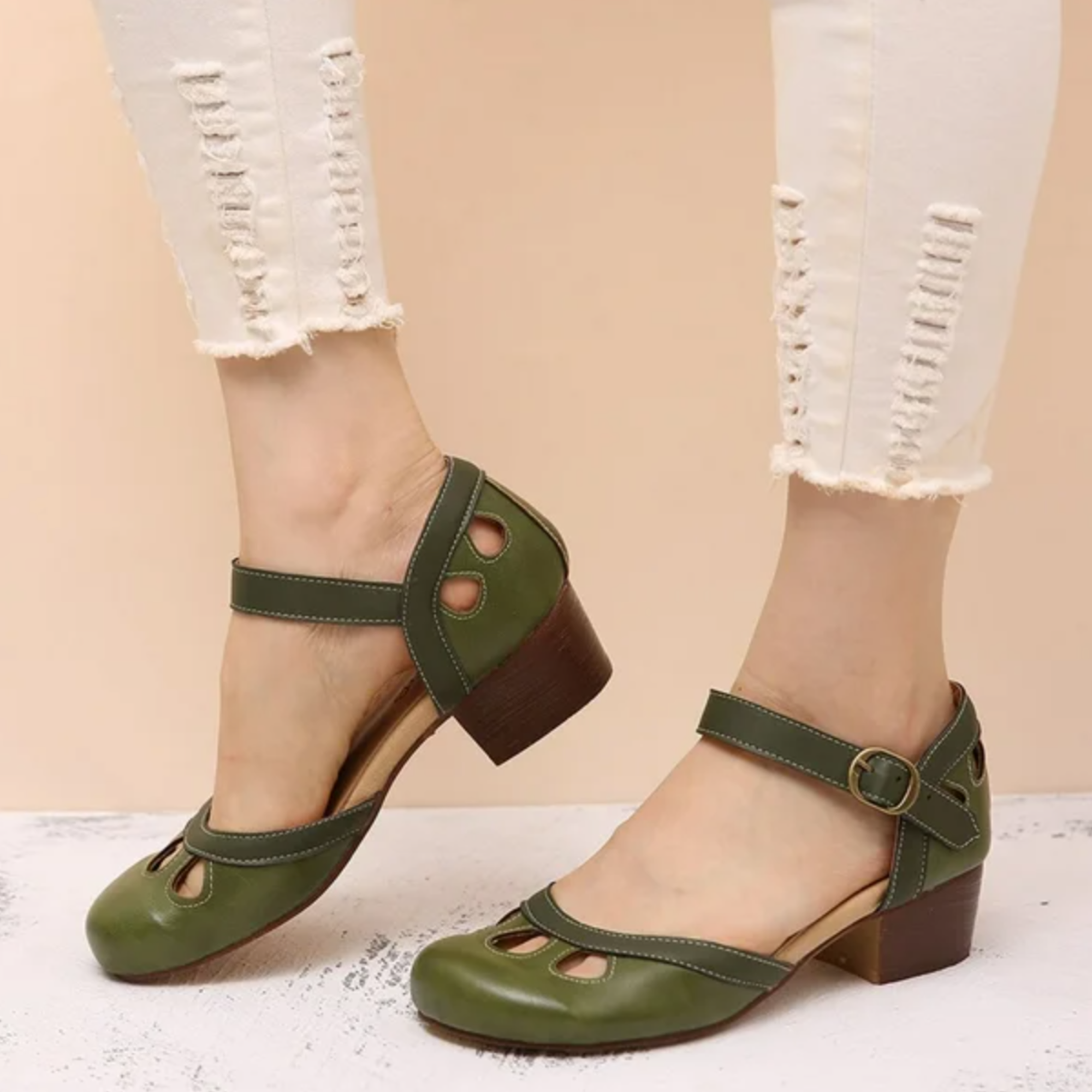 Patti™ | Cozy Low-Heel Sandals