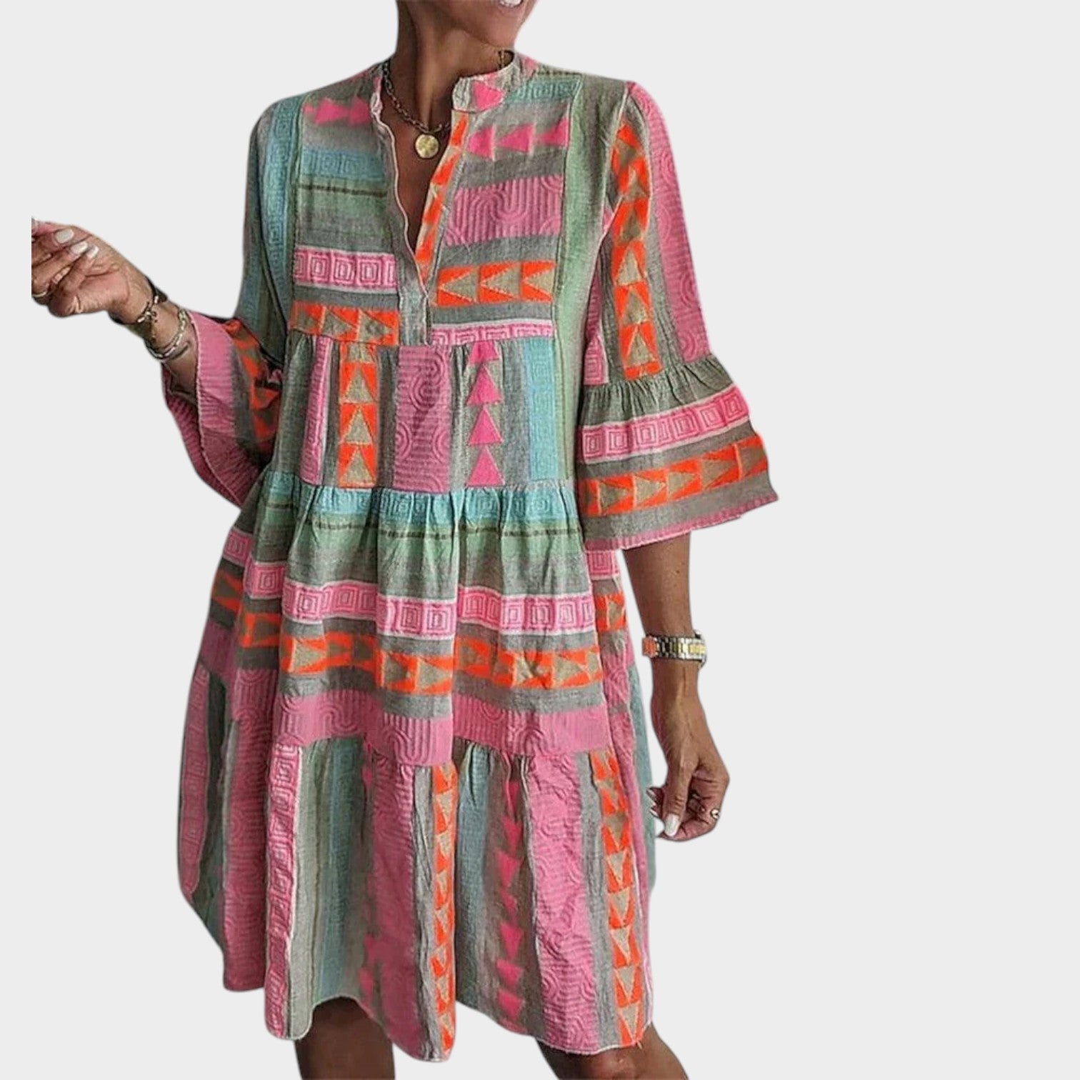 Boho Summer Mini Dress