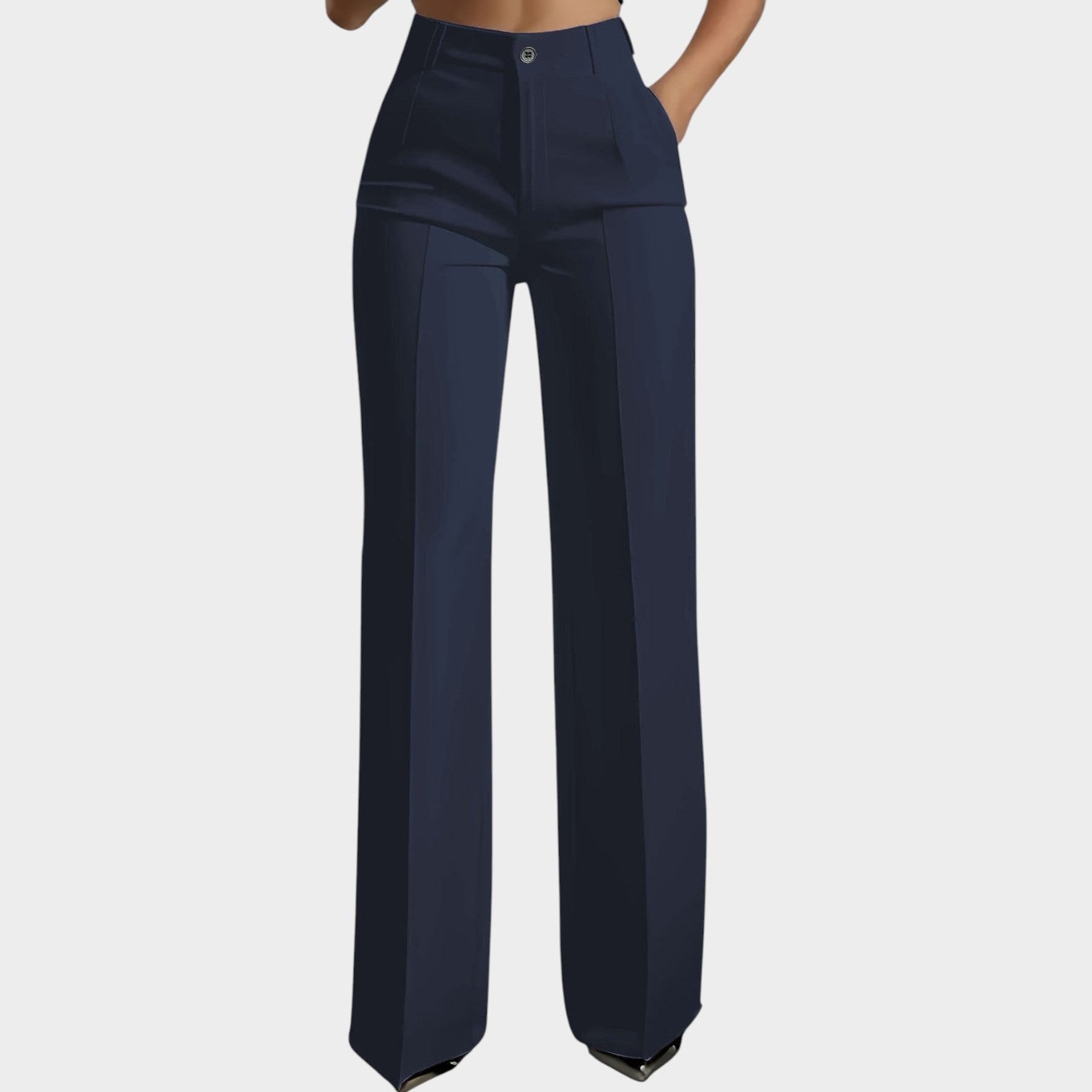 High Waisted Casual Pants