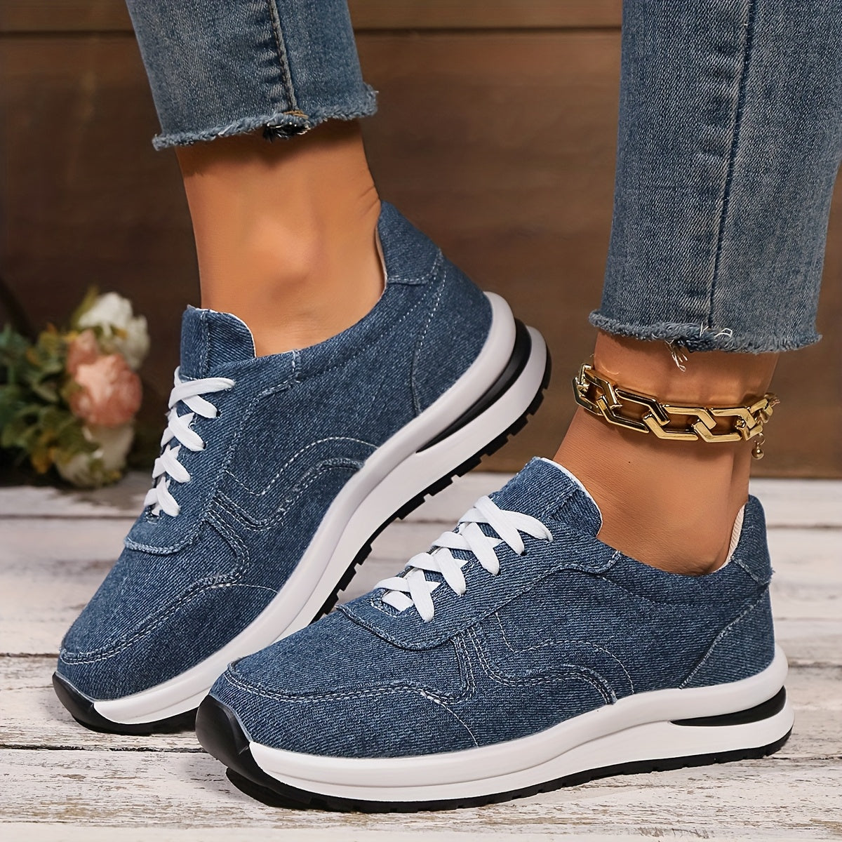 Betty™ | Denim Fabric Orthopedic Sneakers