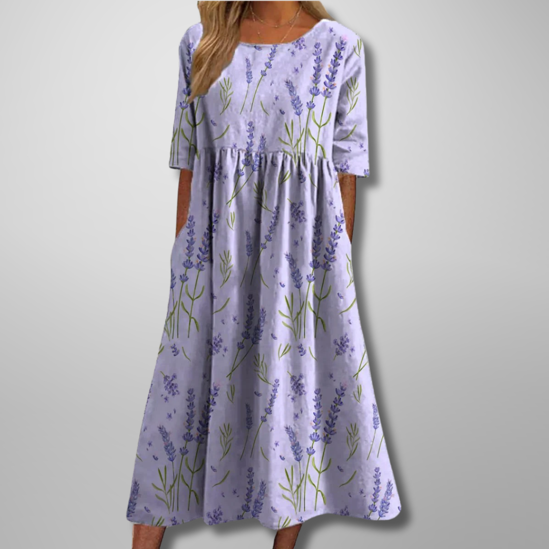 Gail™ | Easygoing Floral Midi Dress