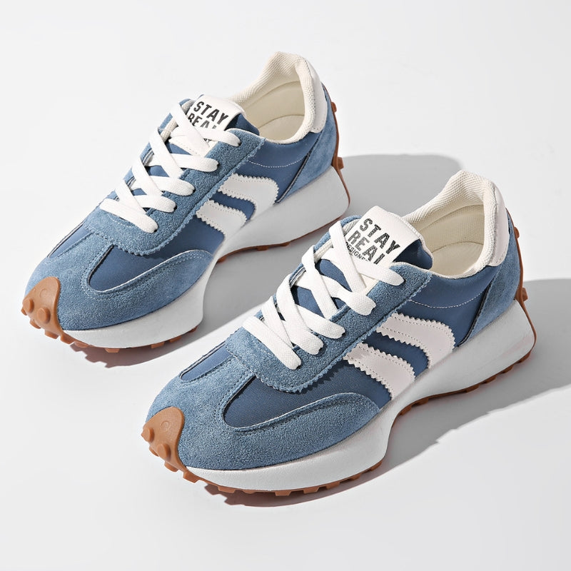 Reeve | Women's Retro Lace-Up Platform Sneakers with Chunky Sole