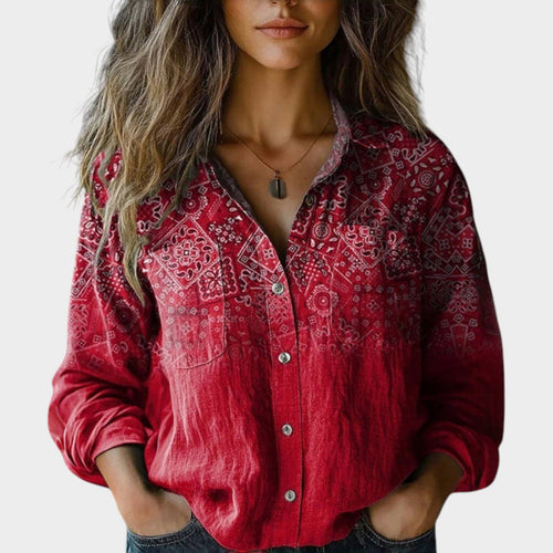 Vintage Button Up Blouse