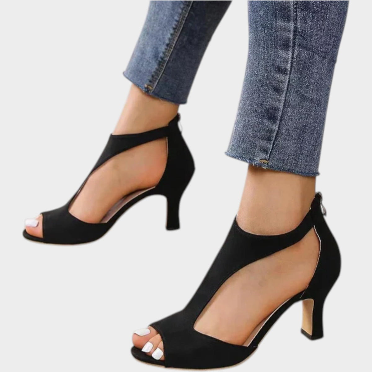 Women's Open Toe Heeled Sandals