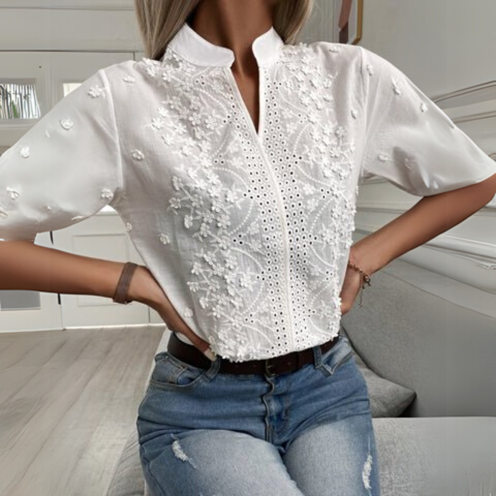 Allison™ | Elegant Classic Blouse