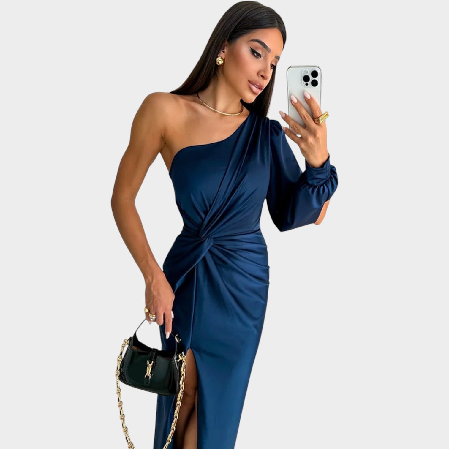 One Shoulder Formal Maxi Dress
