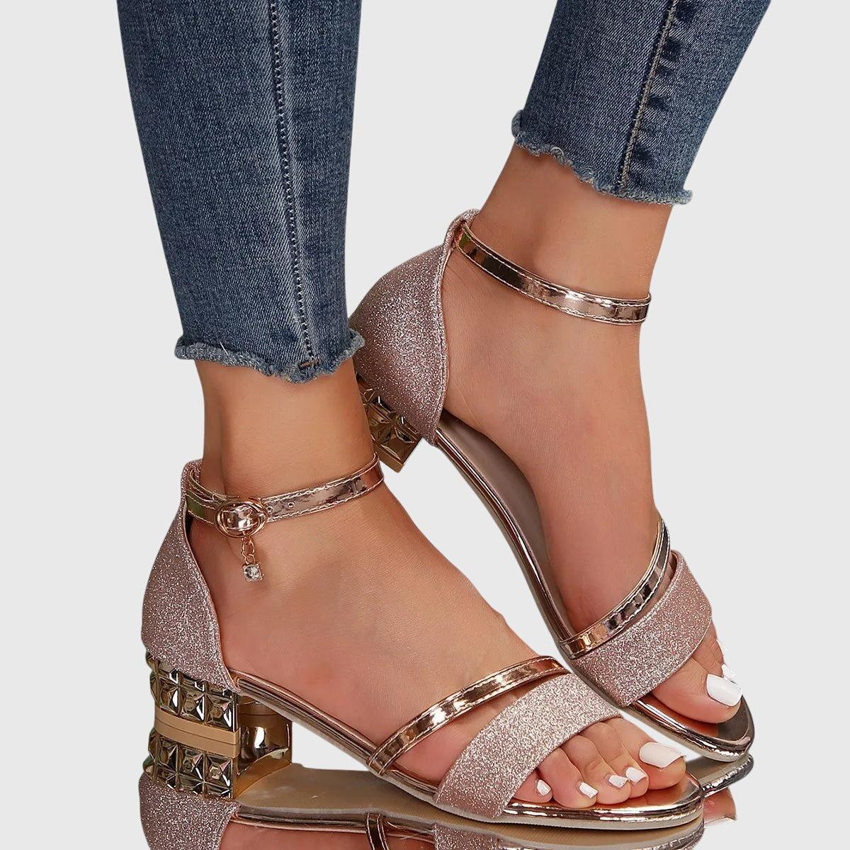 Low Heel Comfort Sandals