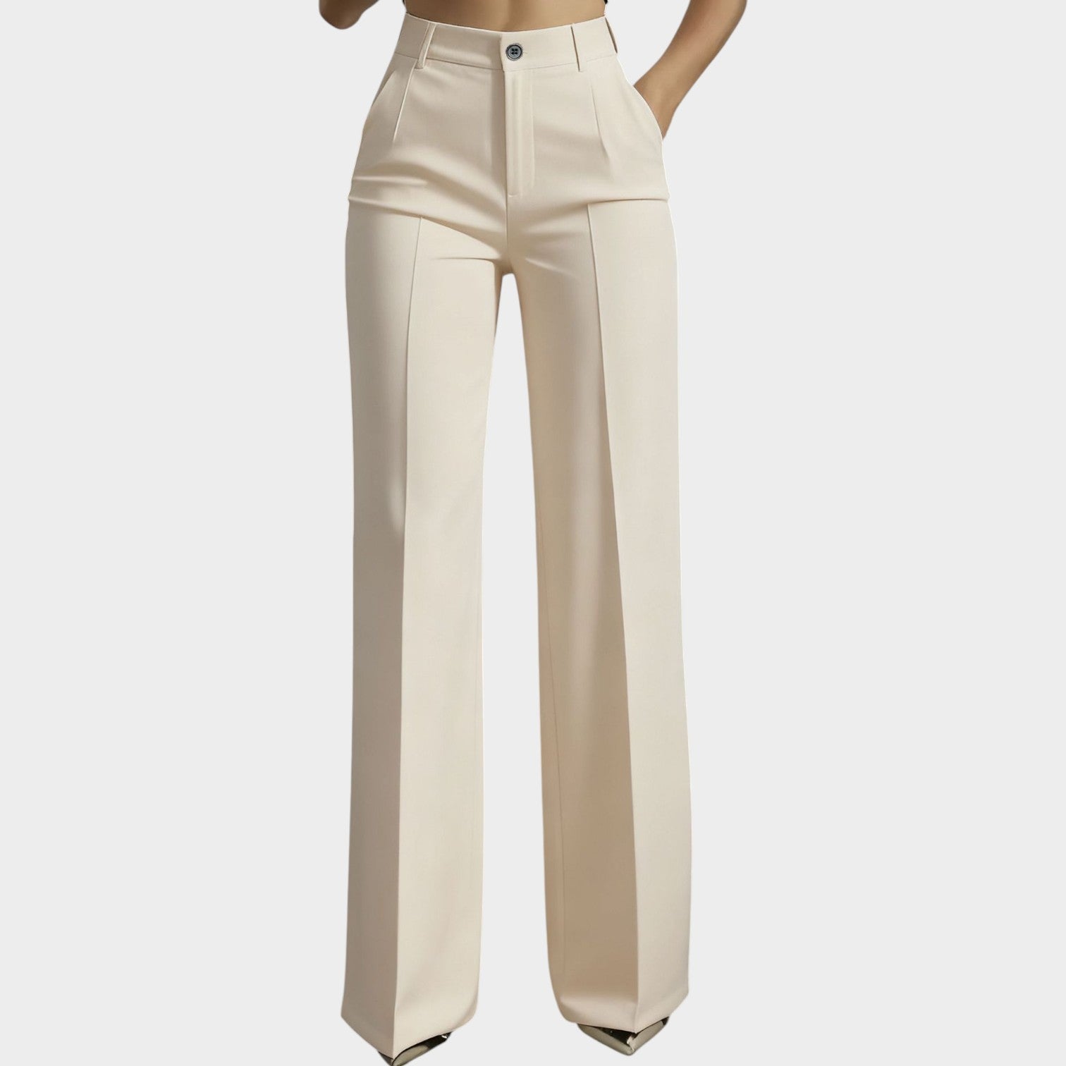 High Waisted Casual Pants