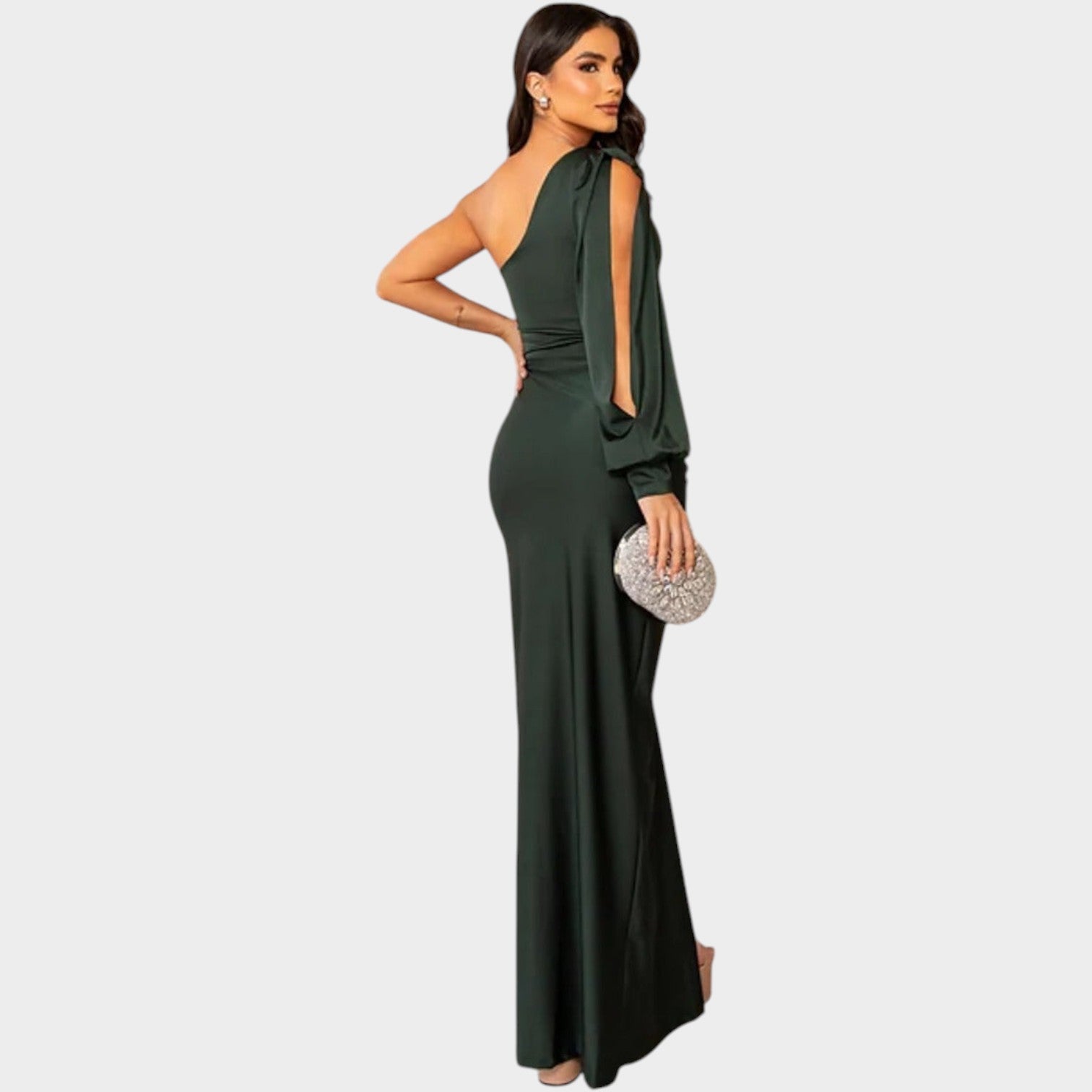 One Shoulder Formal Maxi Dress
