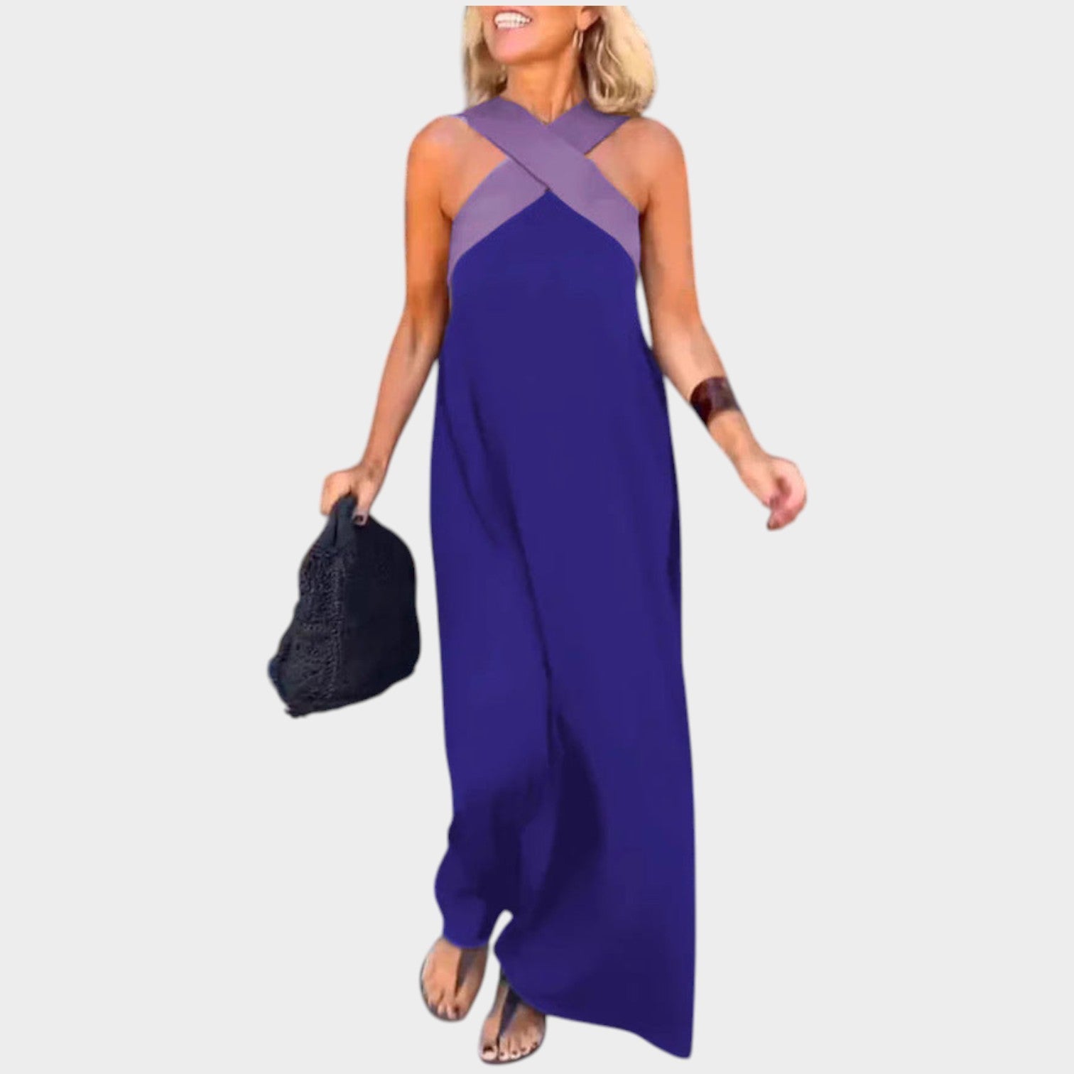 Halter Neck Maxi Dress