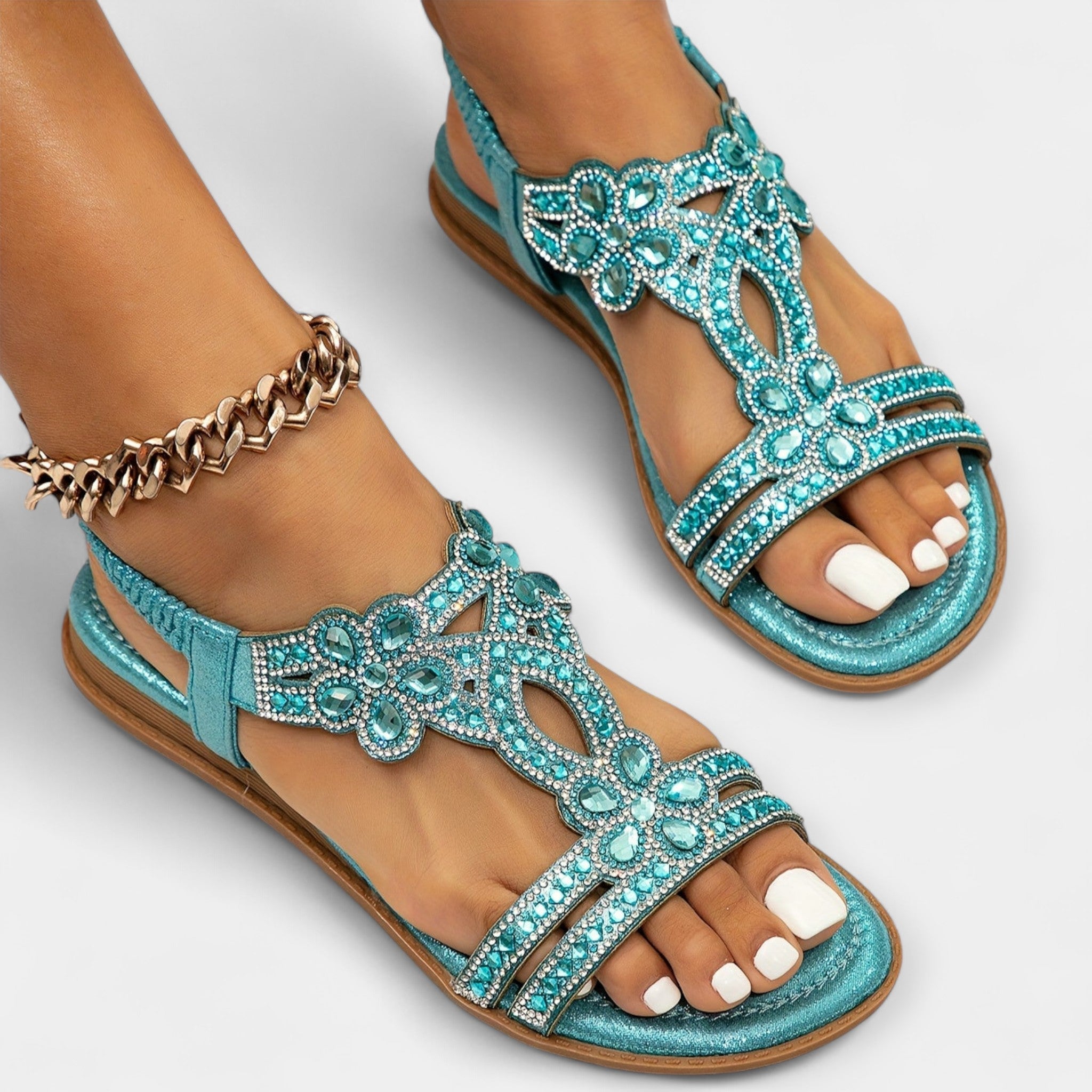 Comfort Turquoise Sandals