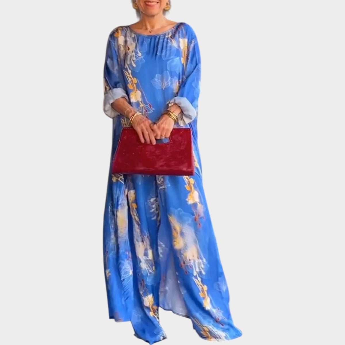 Women's Matcing Set Floral Airy Two Piece