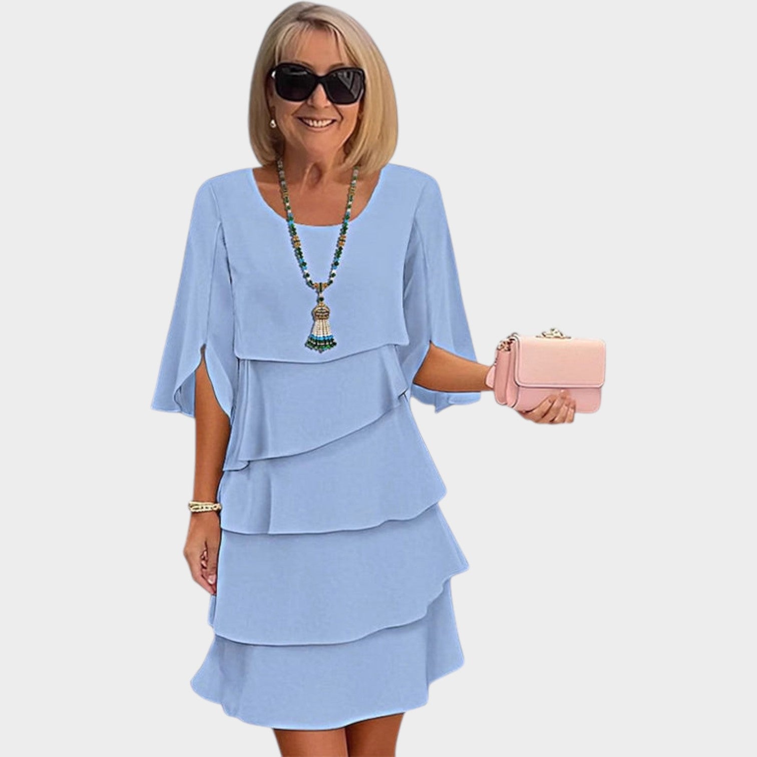 Tiered Mini Dress