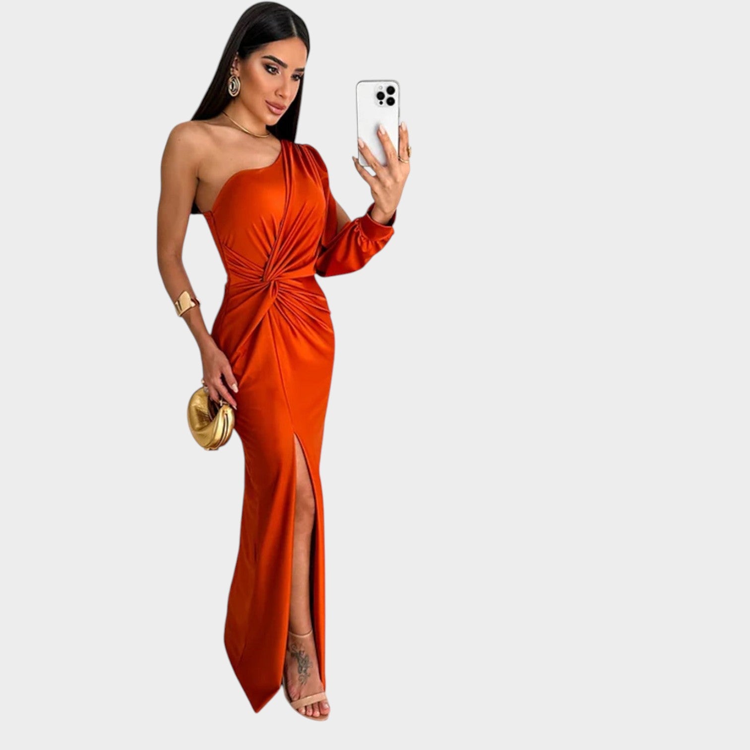 One Shoulder Formal Maxi Dress