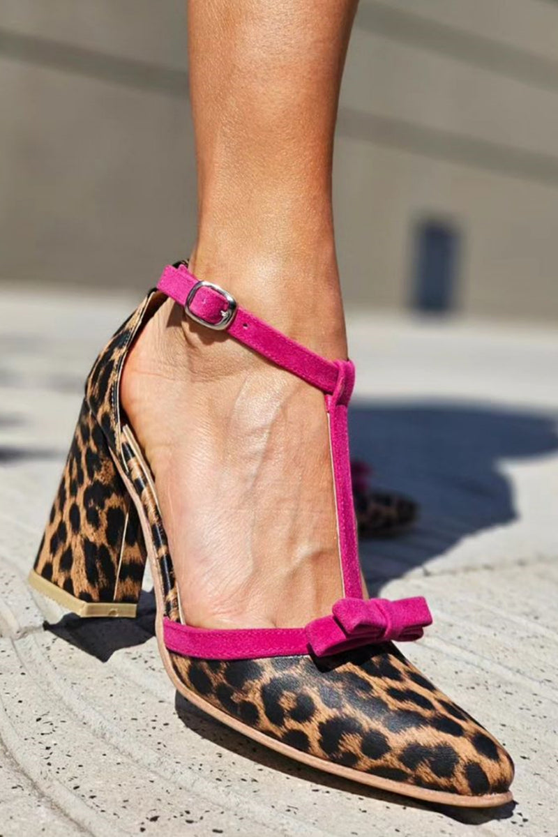 Leontina™ | Vibrant Green Leopard Print Sandals with Colorful Accents
