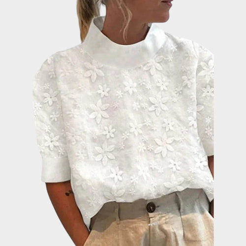 Stand Collar Blouse