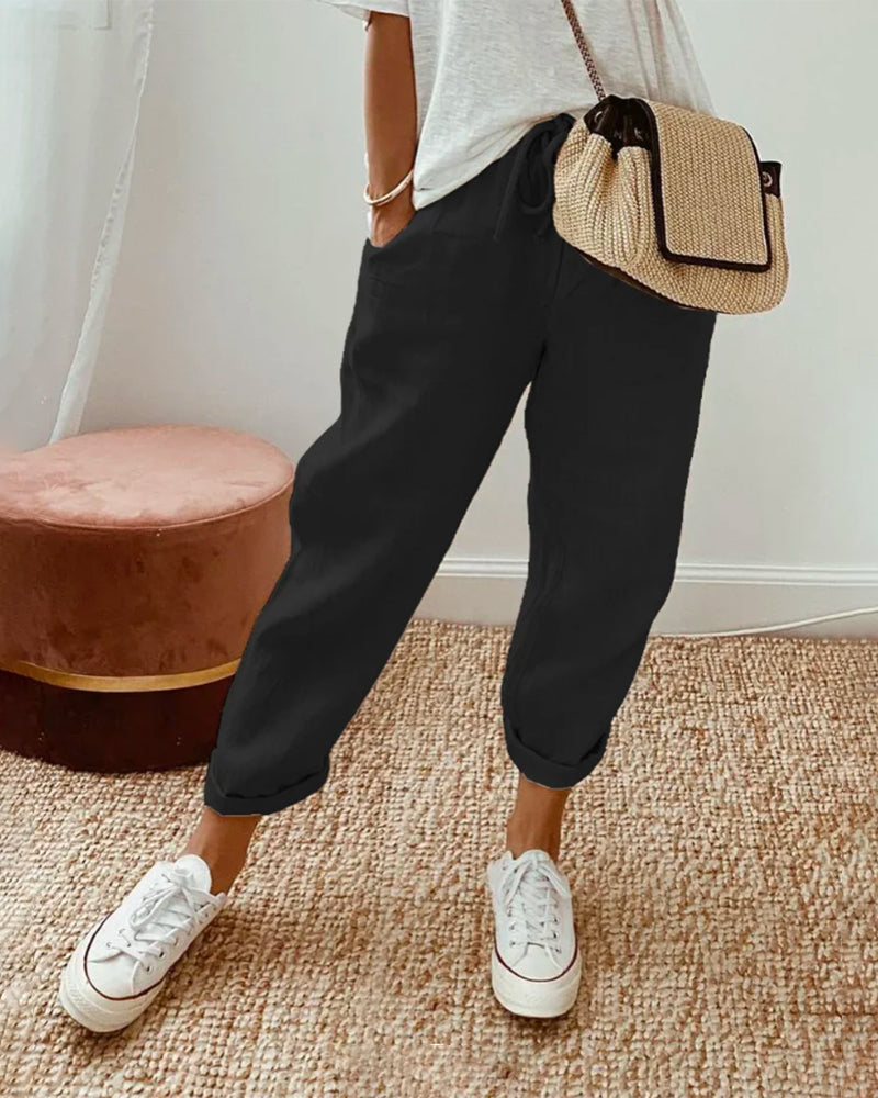 Remy™ | Chic Casual Waistband Trousers