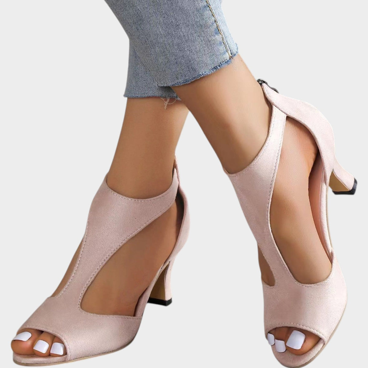 Women's Open Toe Heeled Sandals